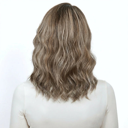 11" LENA Hand-Tied Lace Top - Golden Blonde