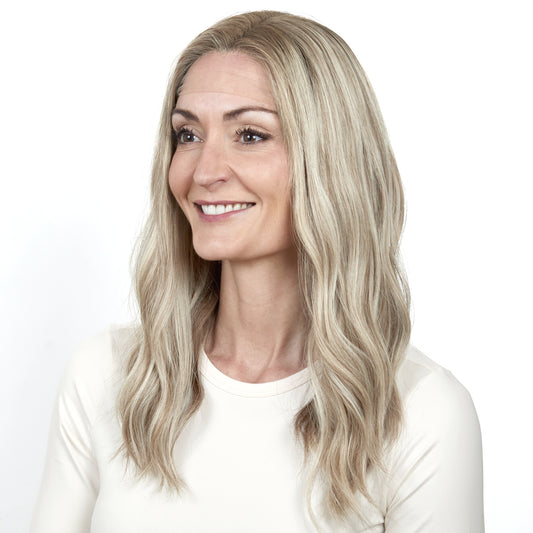 12" LENA Hand-Tied Lace Top - Super Blonde
