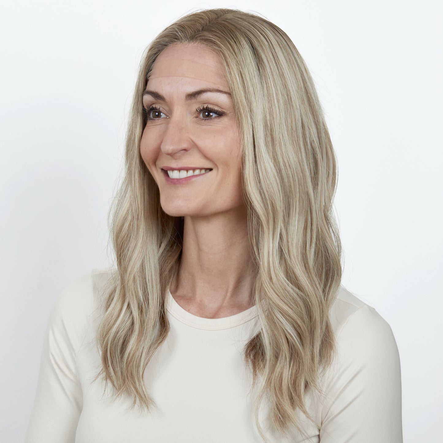 12" LENA Hand-Tied Lace Top - Super Blonde